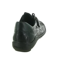 baskets et sneakers - Tendance - femme - Cuir - Noir - Remonte