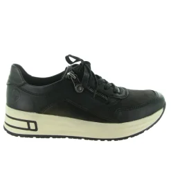 baskets et sneakers - Tendance - femme - Cuir - Noir - Rieker