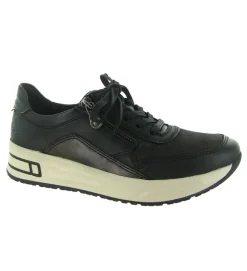 baskets et sneakers - Tendance - femme - Cuir - Noir - Rieker