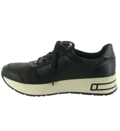 baskets et sneakers - Tendance - femme - Cuir - Noir - Rieker