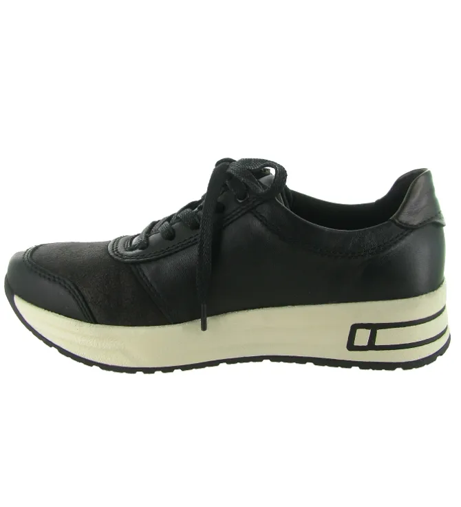 baskets et sneakers - Tendance - femme - Cuir - Noir - Rieker