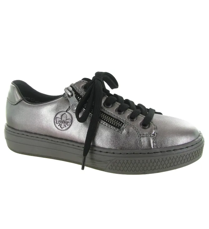 baskets et sneakers - Tendance - femme - Synthétique - Argent - Rieker