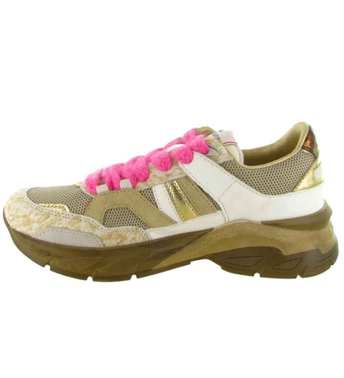 baskets et sneakers - Tendance - femme - Cuir - Beige - Serafini