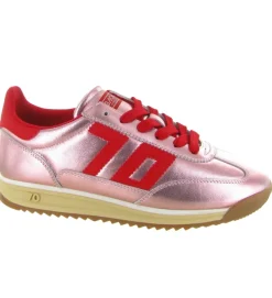 baskets et sneakers - Tendance - femme - Cuir - Rose - Back70