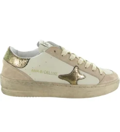 baskets et sneakers - Tendance - femme - Cuir - Rose - Ama brand
