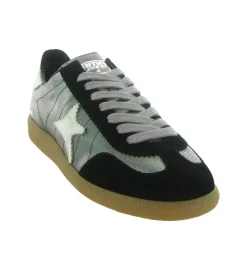 baskets et sneakers - Tendance - femme - Cuir - Gris - Ama brand