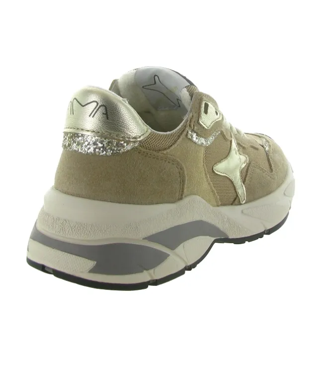 baskets et sneakers - Tendance - femme - Cuir - Marron - Ama brand
