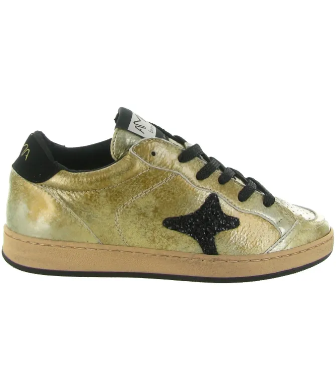 baskets et sneakers - Tendance - femme - Cuir - Or - Ama brand