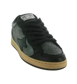 baskets et sneakers - Tendance - femme - Cuir - Noir - Ama brand