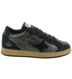 baskets et sneakers - Tendance - femme - Cuir - Noir - Ama brand
