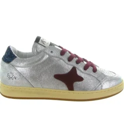 baskets et sneakers - Tendance - femme - Cuir - Argent - Ama brand