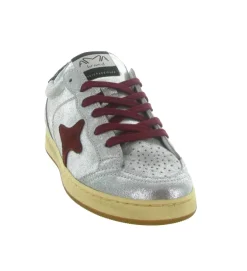 baskets et sneakers - Tendance - femme - Cuir - Argent - Ama brand