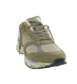 baskets et sneakers - Tendance - femme - Cuir - Beige - Crime london
