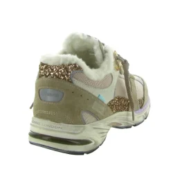 baskets et sneakers - Tendance - femme - Cuir - Beige - Crime london