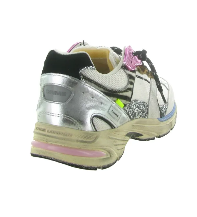 baskets et sneakers - Tendance - femme - Cuir - Blanc - Crime london