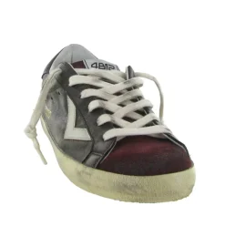 baskets et sneakers - Tendance - femme - Cuir - Bordeaux - 4b12