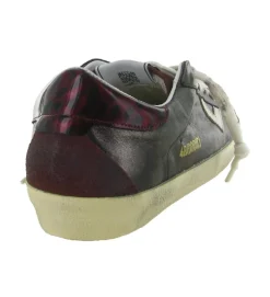 baskets et sneakers - Tendance - femme - Cuir - Bordeaux - 4b12