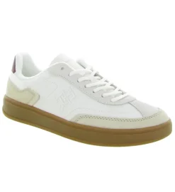 baskets et sneakers - Tendance - femme - Cuir - Blanc - Tommy hilfiger