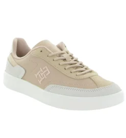 baskets et sneakers - Tendance - femme - Cuir - Beige - Tommy hilfiger