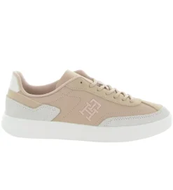 baskets et sneakers - Tendance - femme - Cuir - Beige - Tommy hilfiger