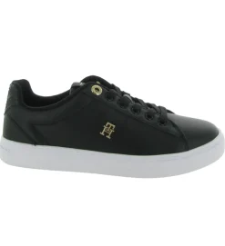 baskets et sneakers - Tendance - femme - Cuir - Noir - Tommy hilfiger