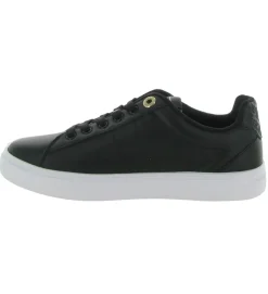 baskets et sneakers - Tendance - femme - Cuir - Noir - Tommy hilfiger
