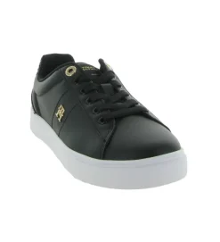 baskets et sneakers - Tendance - femme - Cuir - Noir - Tommy hilfiger