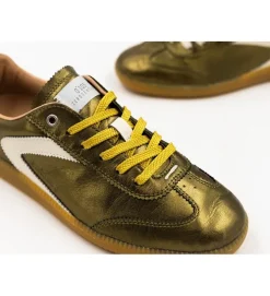 baskets et sneakers - Tendance - femme - Cuir - Kaki - 0.105