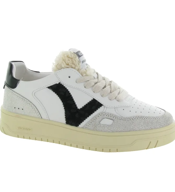 baskets et sneakers - Tendance - femme - Cuir - Blanc - Victoria