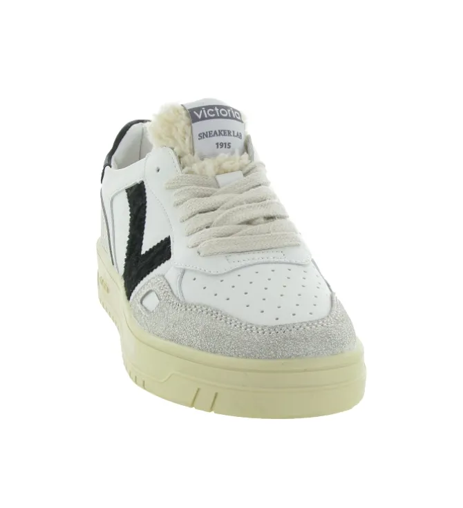 baskets et sneakers - Tendance - femme - Cuir - Blanc - Victoria