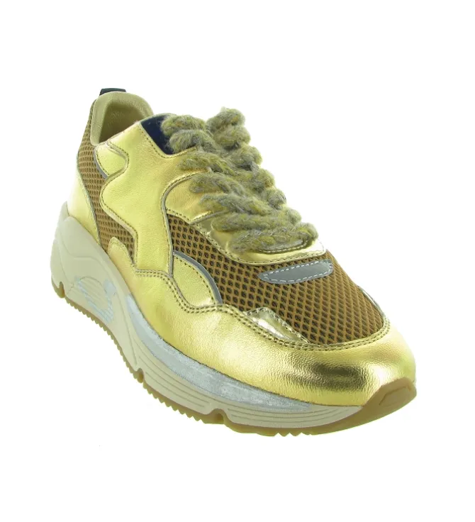 baskets et sneakers - Tendance - femme - Cuir - Or - Serafini