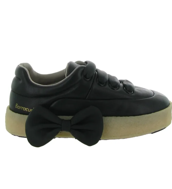 baskets et sneakers - Tendance - femme - Cuir - Noir - Barracuda