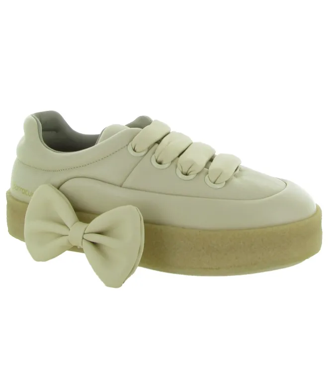 baskets et sneakers - Tendance - femme - Cuir - Beige - Barracuda