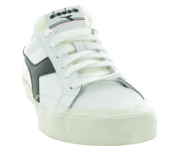 baskets et sneakers - Tendance - femme - Cuir - Blanc - Diadora