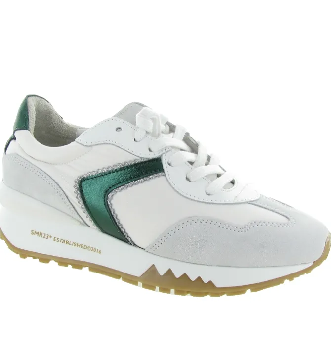 baskets et sneakers - Tendance - femme - Cuir - Blanc - Semerdjian