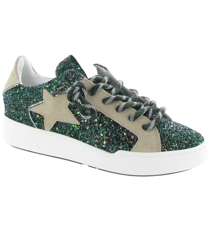 baskets et sneakers - Tendance - femme - Cuir - Glitter - Paillettes - Semerdjian