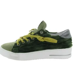 baskets et sneakers - Tendance - femme - Cuir - Kaki - Semerdjian