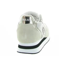 baskets et sneakers - Tendance - femme - Cuir - Argent - No name