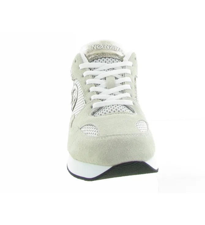 baskets et sneakers - Tendance - femme - Cuir - Argent - No name
