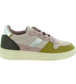 baskets et sneakers - Tendance - femme - Cuir - Kaki - D.a.t.e.