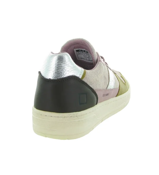 baskets et sneakers - Tendance - femme - Cuir - Kaki - D.a.t.e.