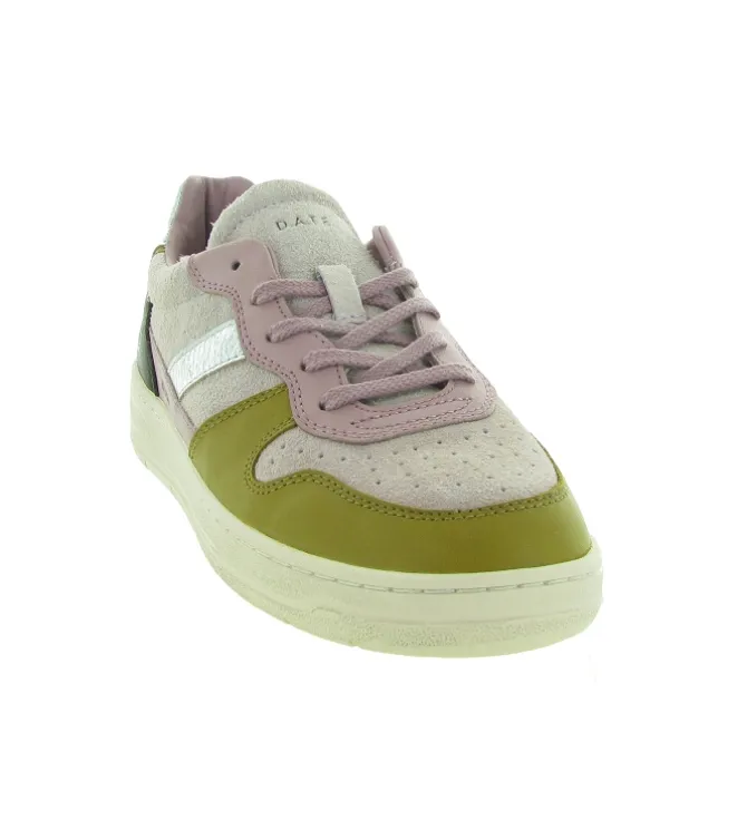 baskets et sneakers - Tendance - femme - Cuir - Kaki - D.a.t.e.