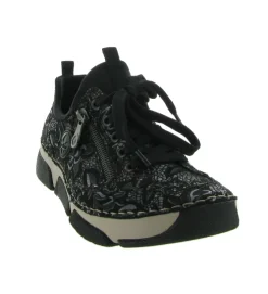 baskets et sneakers - Tendance - femme - Synthétique - Noir - Rieker