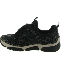 baskets et sneakers - Tendance - femme - Synthétique - Noir - Rieker