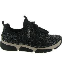 baskets et sneakers - Tendance - femme - Synthétique - Noir - Rieker