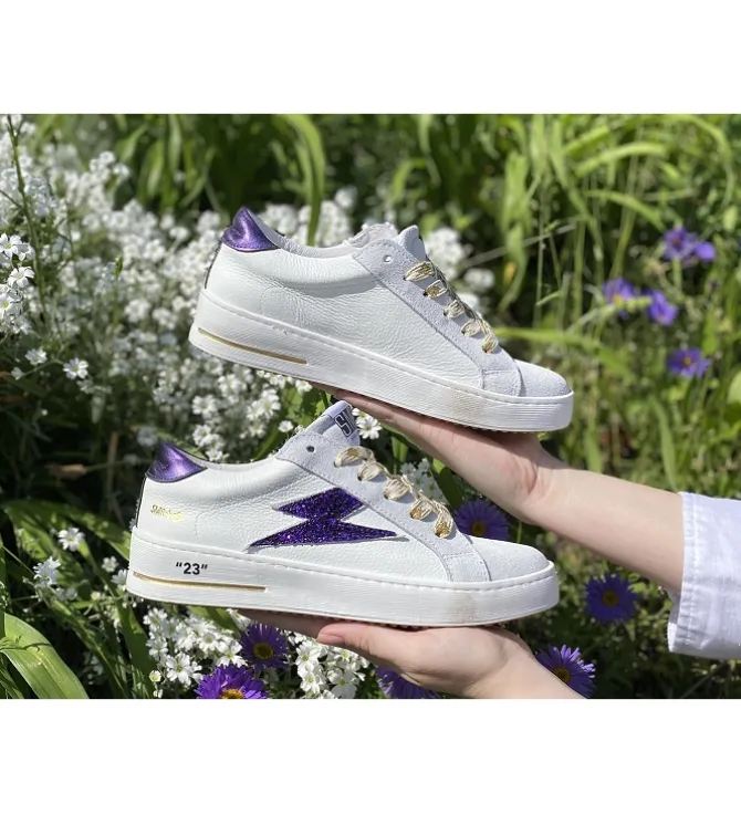 baskets et sneakers - Tendance - femme - Cuir - Glitter - Paillettes - Semerdjian