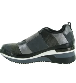 baskets et sneakers - Tendance - femme - Cuir - Anthracite - Mamzelle