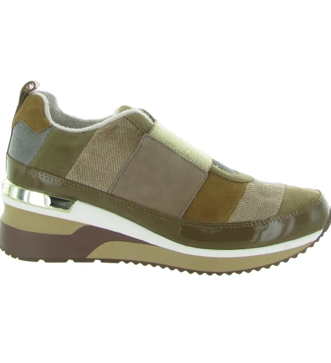 baskets et sneakers - Tendance - femme - Cuir - Marron - Mamzelle