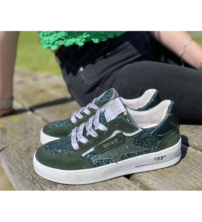 baskets et sneakers - Tendance - femme - Cuir - Glitter - Paillettes - Semerdjian