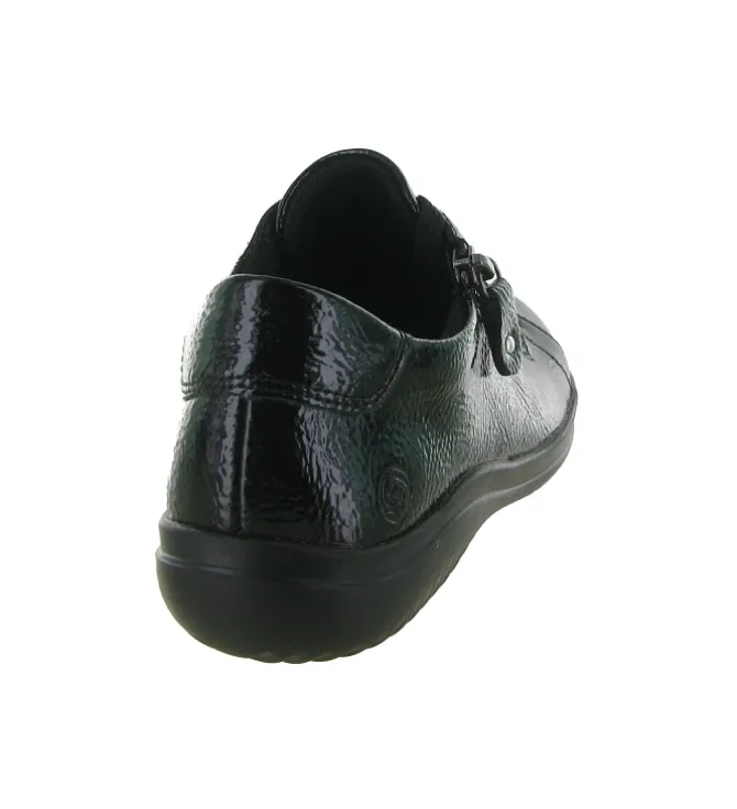 baskets et sneakers - Tendance - femme - Cuir - Noir - Remonte
